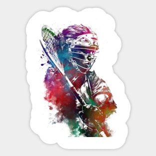 Lacrosse sport art #lacrosse #sport Sticker